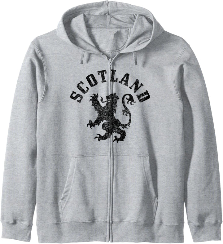 Schottland Vintage Wappen Löwe Schottisch Geschenk Kapuzenjacke