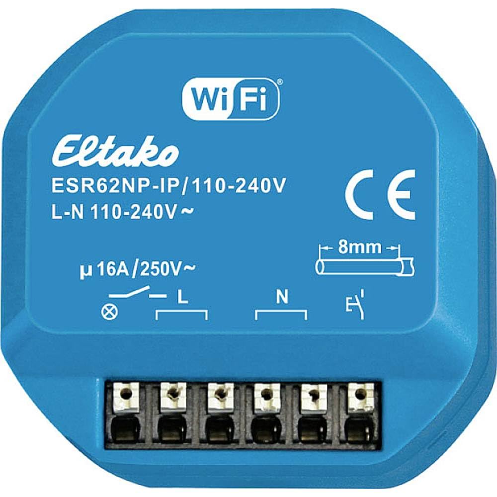 Eltako Stromstoss-Schalter Unterputz ESR62NP-IP/110-240V 1 Schliesser 240V 16A 1St.