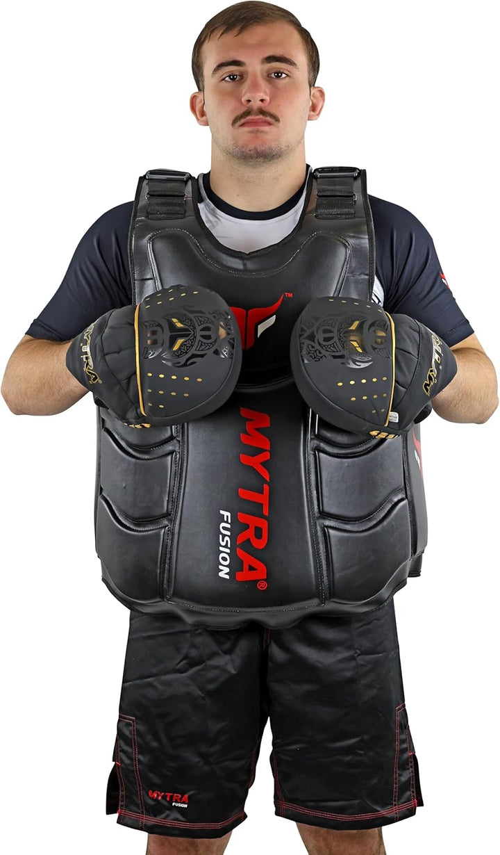 Mytra Fusion Chest & Belly Protector Body Shield Body Armor Body Pad Body Protector Chest Ribs and B