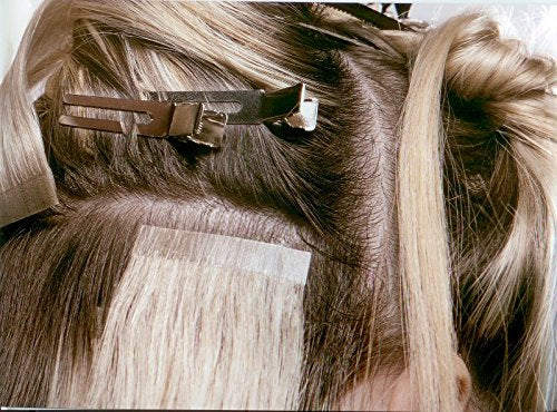 Invisible Tape In Extensions Echthaar Hair Extensions Haarverlängerung in Salon Qualität 10 Stück 45