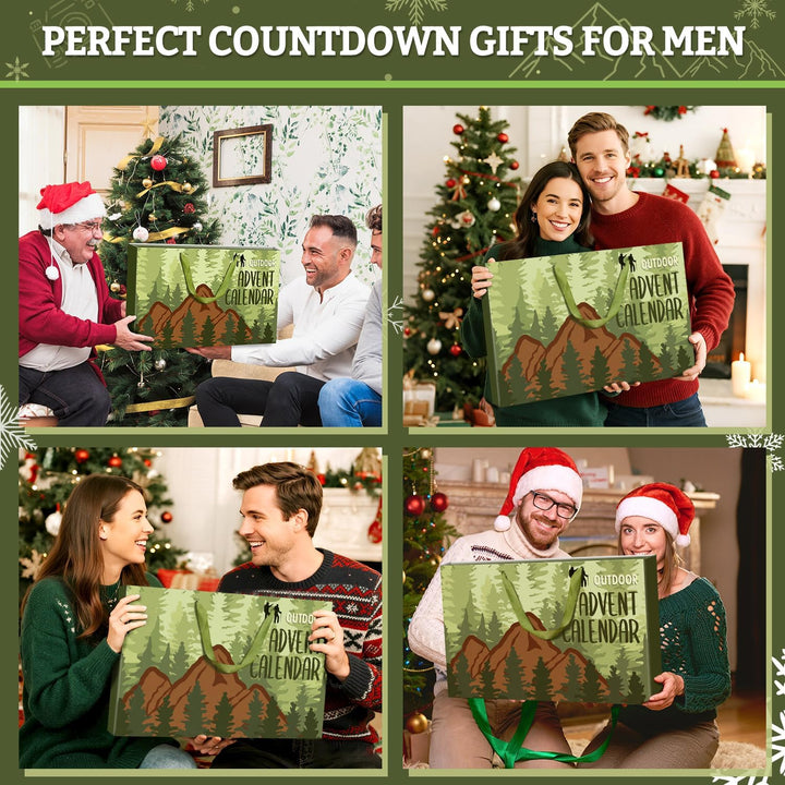 iZoeL Adventskalender Outdoors Camping Werkzeuge Teenager Junge Männer 2025 Handwerkzeuge Weihnachts