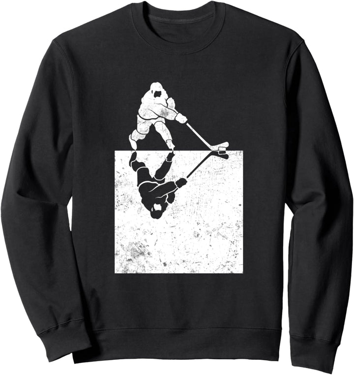 Cooles Vintage Eishockey Motiv | Icehockey Spieler Geschenk Sweatshirt