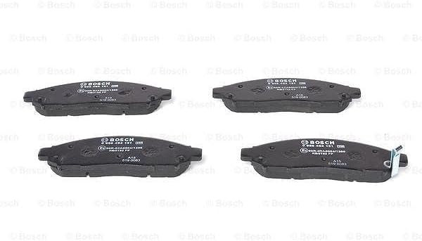 Bosch BP1062 Bremsbeläge - Vorderachse - ECE-R90 Zertifizierung - vier Bremsbeläge pro Set