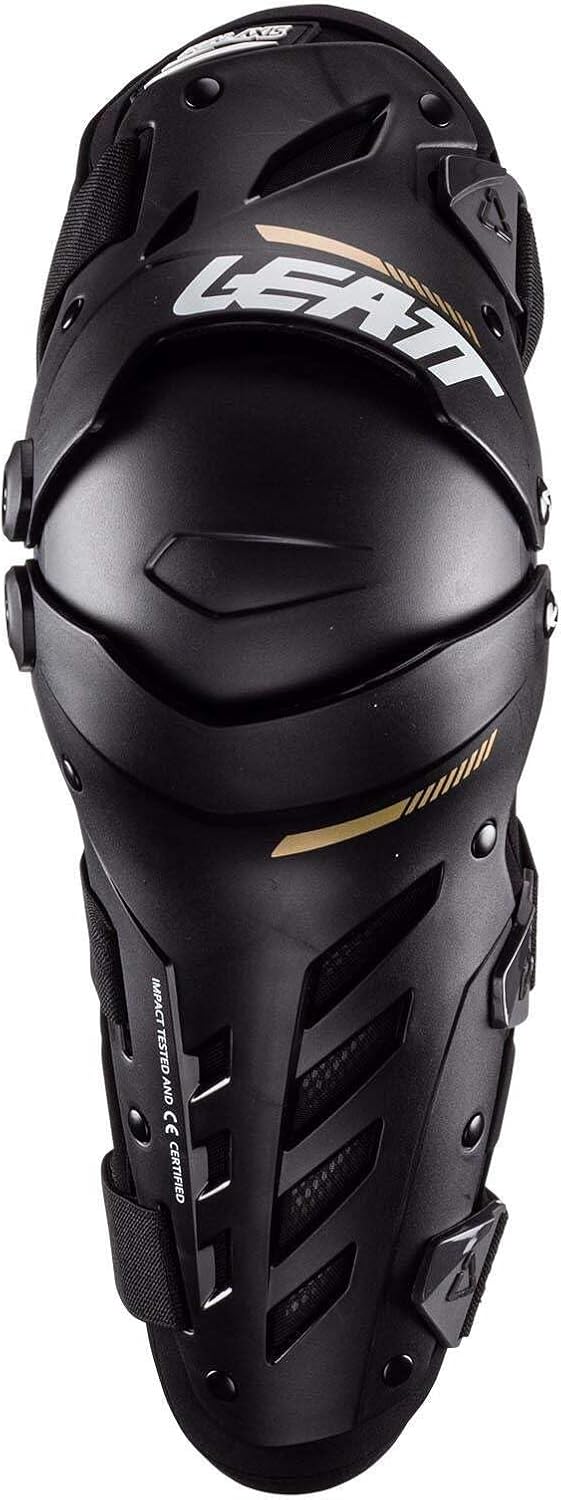 Leatt Dual Axis Protektoren für Knie und Schienbein XXL Schwarz, XXL Schwarz
