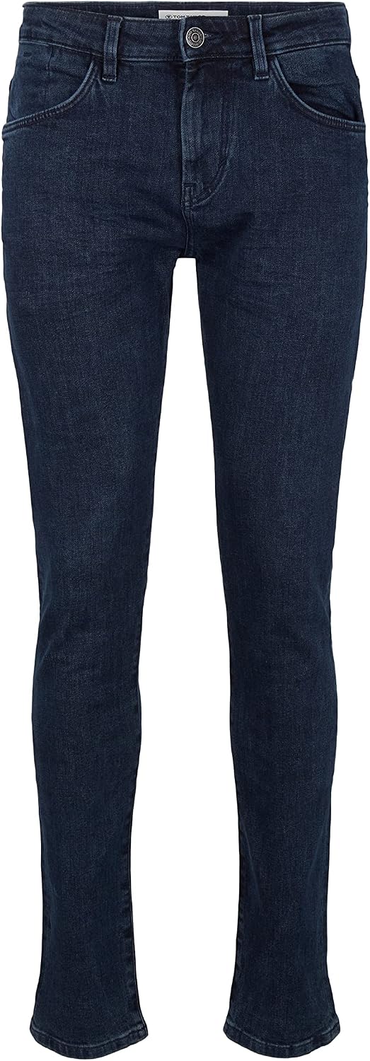 TOM TAILOR Herren Troy Slim Fit Jeans 29W / 30L 10114 - Clean Dark Stone Blue Denim, 29W / 30L 10114