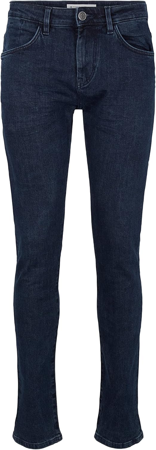 TOM TAILOR Herren Troy Slim Fit Jeans 29W / 30L 10114 - Clean Dark Stone Blue Denim, 29W / 30L 10114