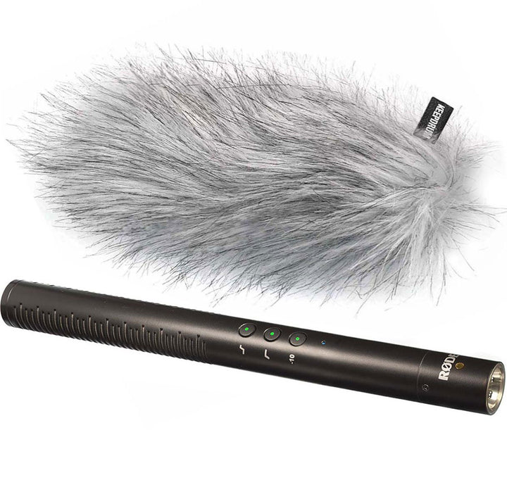 Rode NTG-4+ Plus Richtmikrofon + keepdrum WSWH Fell-Windschutz