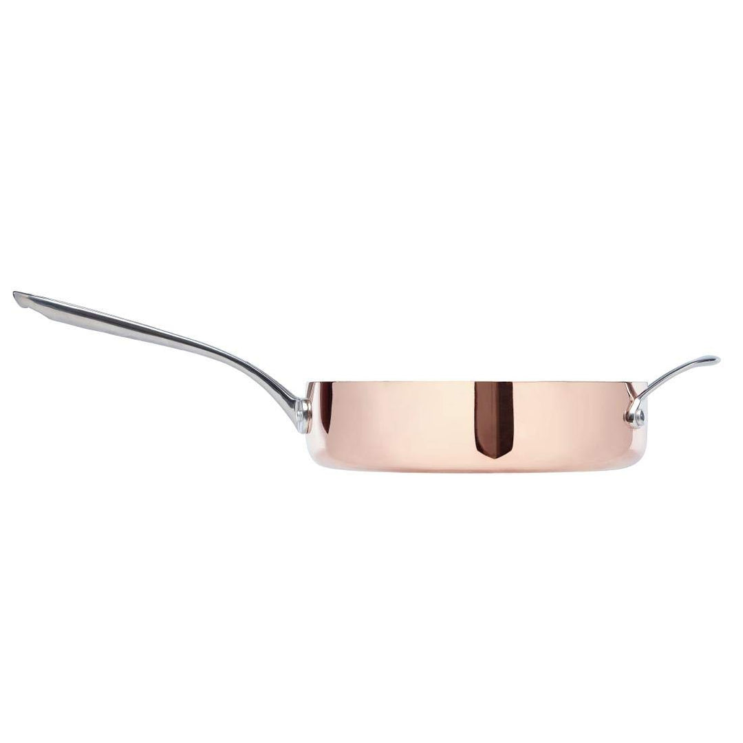 Vogue CM676, dreiwandige Bratpfanne aus Kupfer, 240 mm 60(H) x 240(Ø)mm, 60(H) x 240(Ø)mm