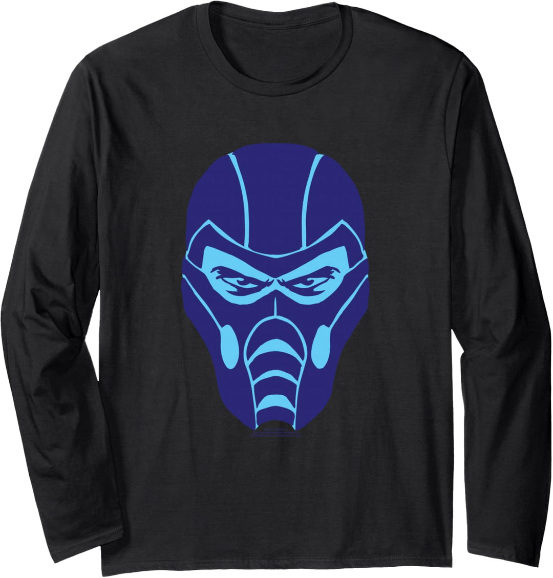 Mortal Kombat 9 Sub-Zero Face Icon Langarmshirt