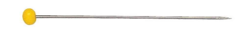 Prym Glaskopfstifte 48x0.80 Glaskopfnadeln, 0,80 x 48mm, bunt, 300g, Stahl, 48 x 0,8mm 48 x 0,80mm,