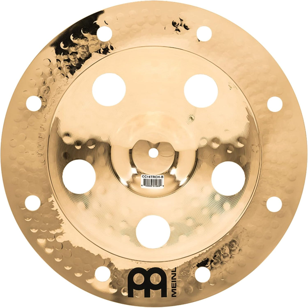 Meinl Cymbals Classics Custom Brilliant Trash China 16 Zoll (Video) Schlagzeug Becken (40,64cm) B12