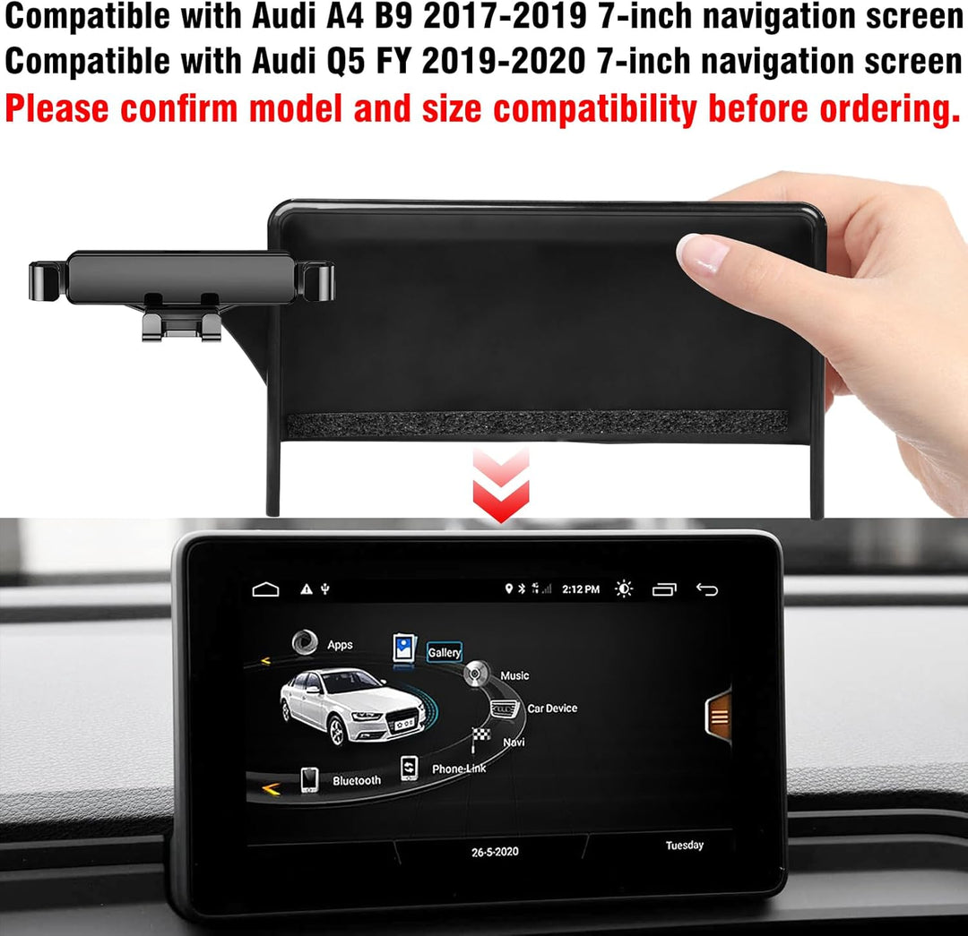 TTCR-II 7-inch Kompatibel mit Audi A4 B9 Q5 FY Handyhalterung, Brauch Passt Basis für A4 B9(2017-201