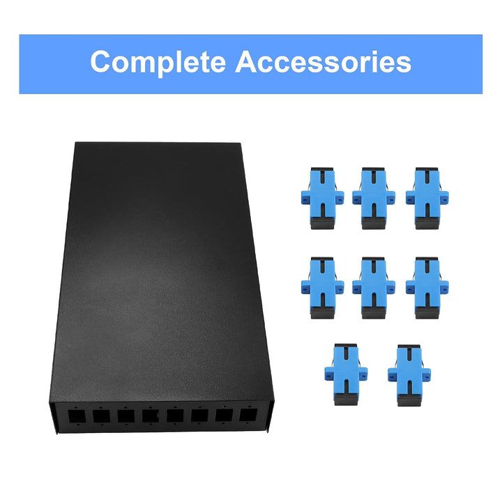 8 Port Fiber Optical Terminal Junction Box, kompakte Grösse kein Grat Pigtail Termination Box SC Opt