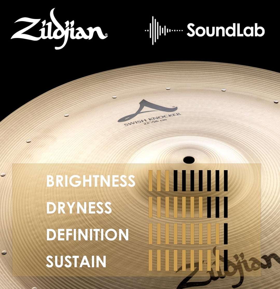 Zildjian A Zildjian Series - 22" Swish Knocker Cymbal with 20 Rivets