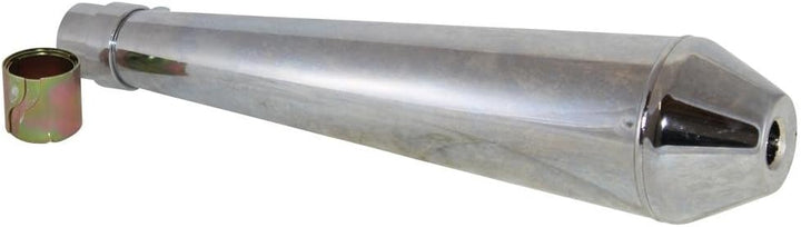 Cafe Racer Megaphon Auspuff Topf Silencer Chrom Trumpet-Type für Harley BMW