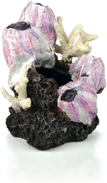 biOrb 46145 Seepflanzen Ornament S pink - stilvolle Aquariumdekoration mit Korallen und Gestein in l