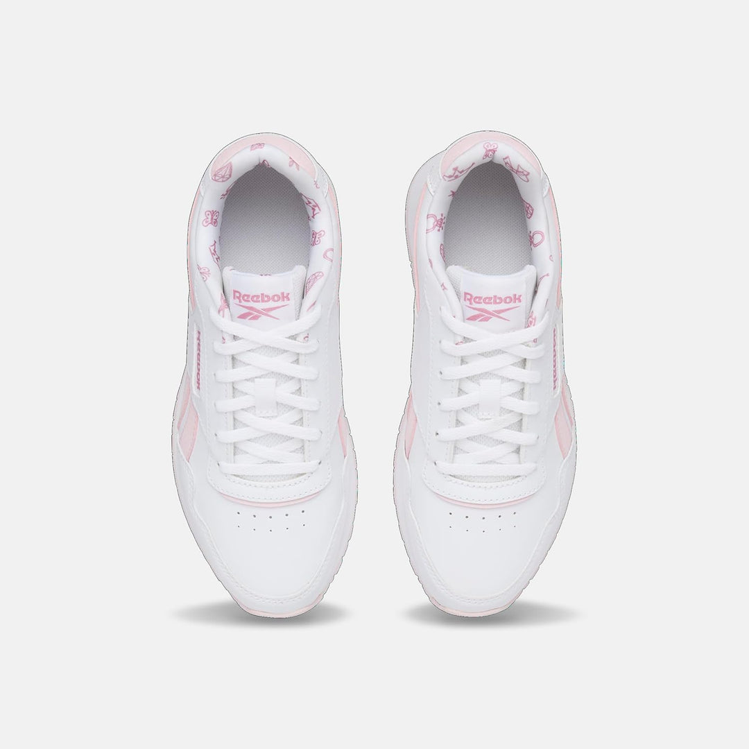 Reebok Mädchen Glide Sneaker 34.5 EU White Frostedberry Dustyrose, 34.5 EU White Frostedberry Dustyr