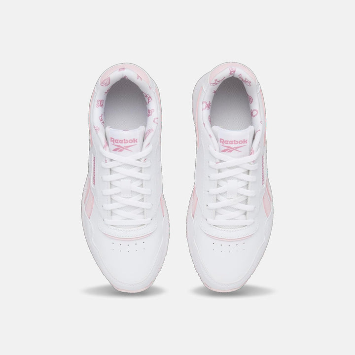 Reebok Mädchen Glide Sneaker 34.5 EU White Frostedberry Dustyrose, 34.5 EU White Frostedberry Dustyr
