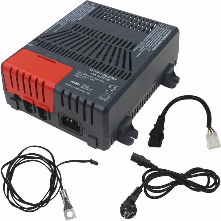 AL-KO BC 122 Automatik-Batterieladegerät, 12V/22A, für Lithium/Blei/Gel/AGM-Batterien, 320W