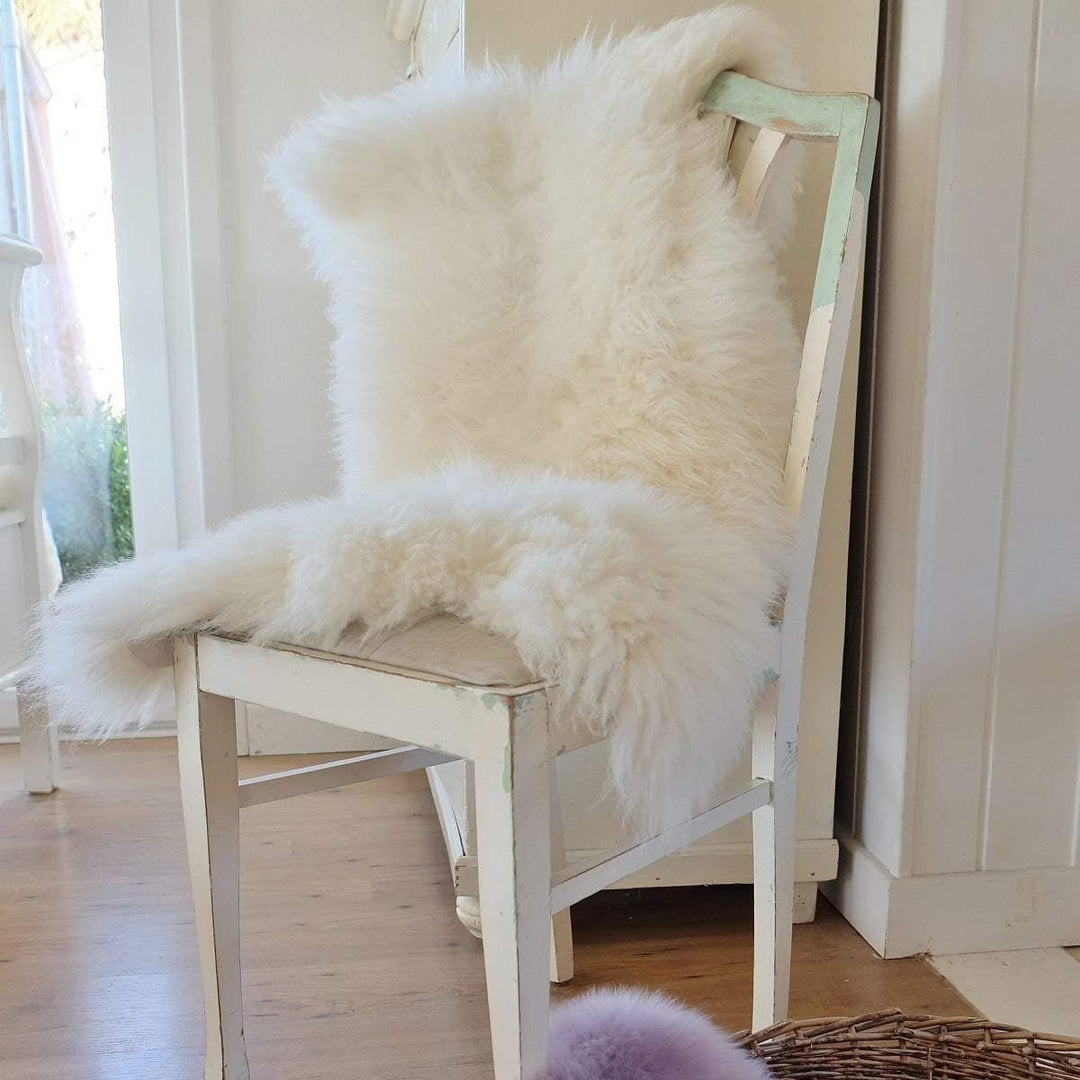 Hollert German Leather Fashion Schaffell Champagner Merino Naturfell Premium Fell kuschelig weich Gr