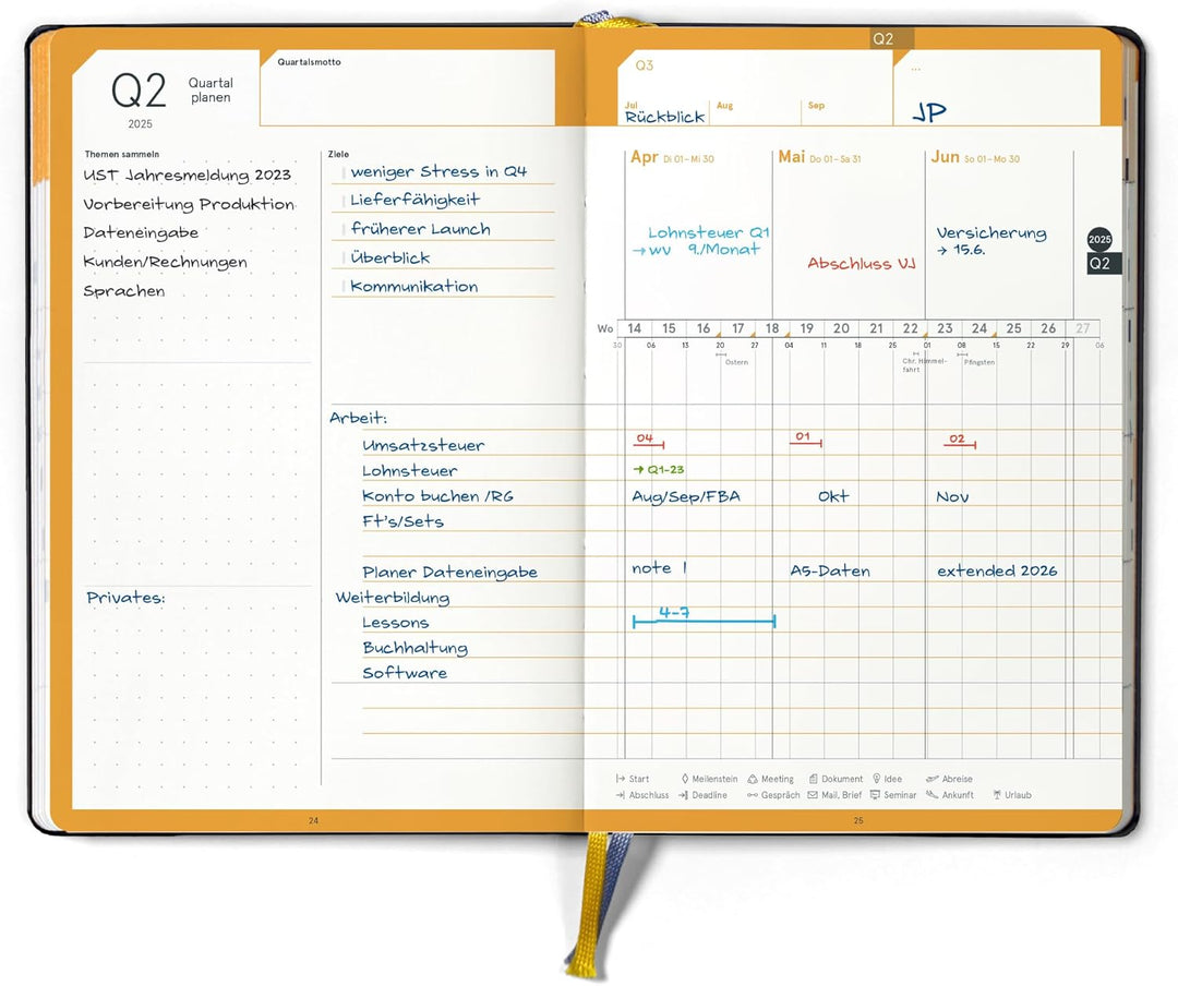 weekview compact extended midyear Plus 24/25 - Der clevere 18-Monate Organizer! Von Apr 2024 bis Sep