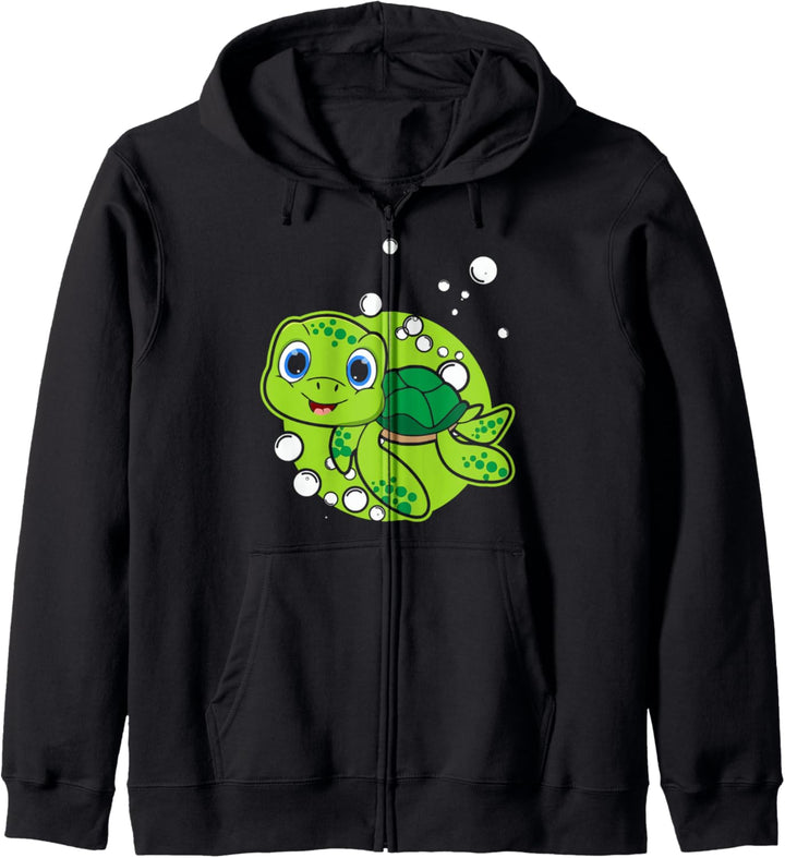 Meerestiere Schildkröte Geschenk Kapuzenjacke