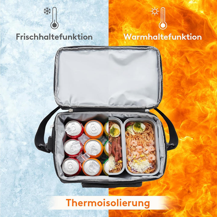 Lifewit Kühltasche Gross Einkaufstasche Faltbar Cooler Bag Sportliche Kühlbox Isoliertasche Double D
