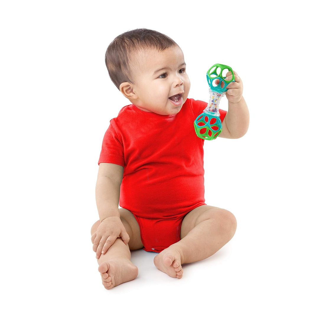 Bright Starts, Schnuller & Shakers 7 Stück Geschenk-Set - BPA-frei Baby Rasseln, Beissringe und Kind