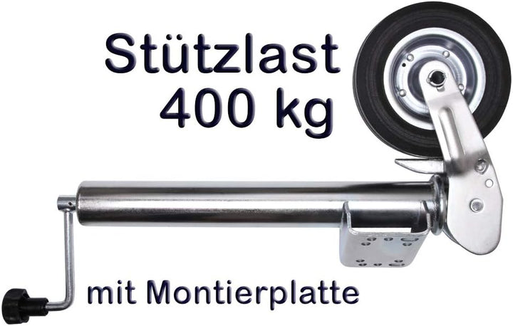 otgerlensker products PKW Anhänger Stützrad Automatik Wohnwagen Stützrad Trailer Bugrad Hänger Stütz