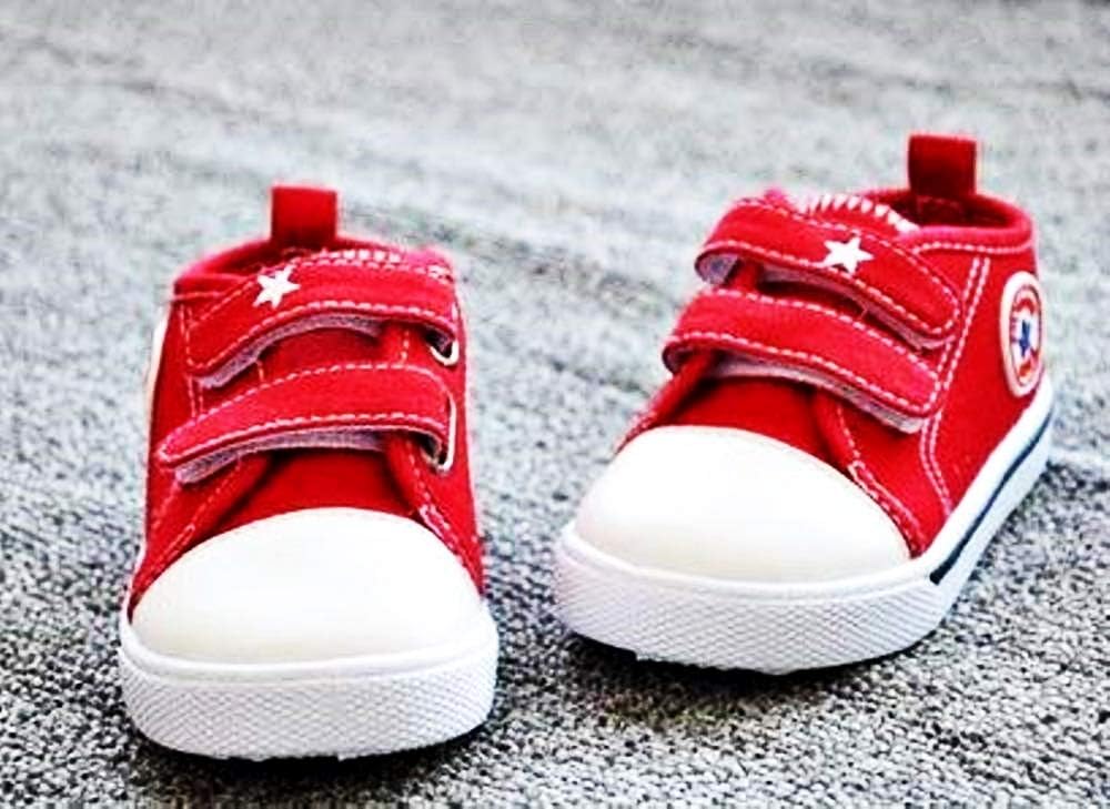 Inception Pro Infinite - Canvas Sneakers - Kinder - Klettverschluss - Grösse 15 - Weihnachts - rot -