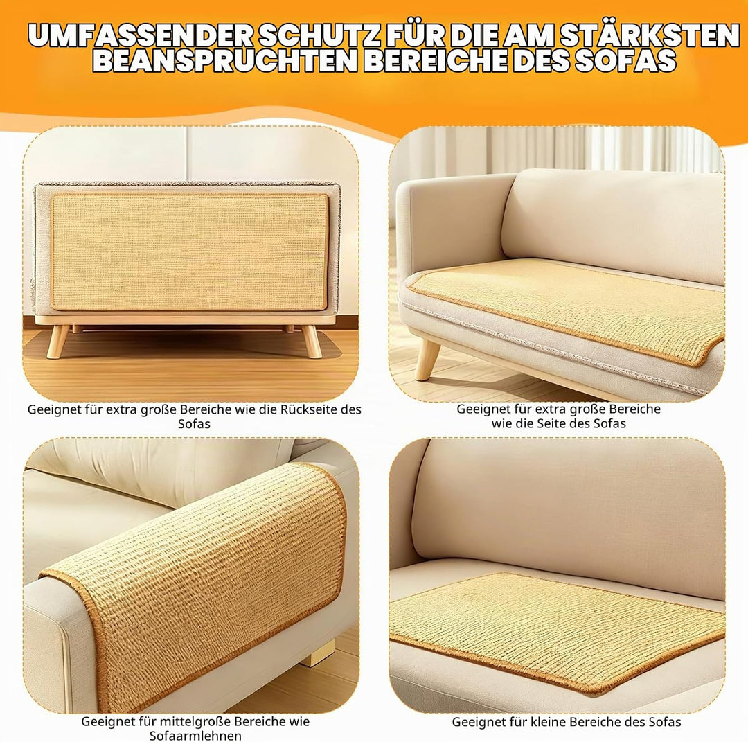 Kratzmatte für Kaninchen, 2 Stück 30×60cm Kratzmatte Kaninchen Kratzteppich Katze Kratzbrett Wand Ha