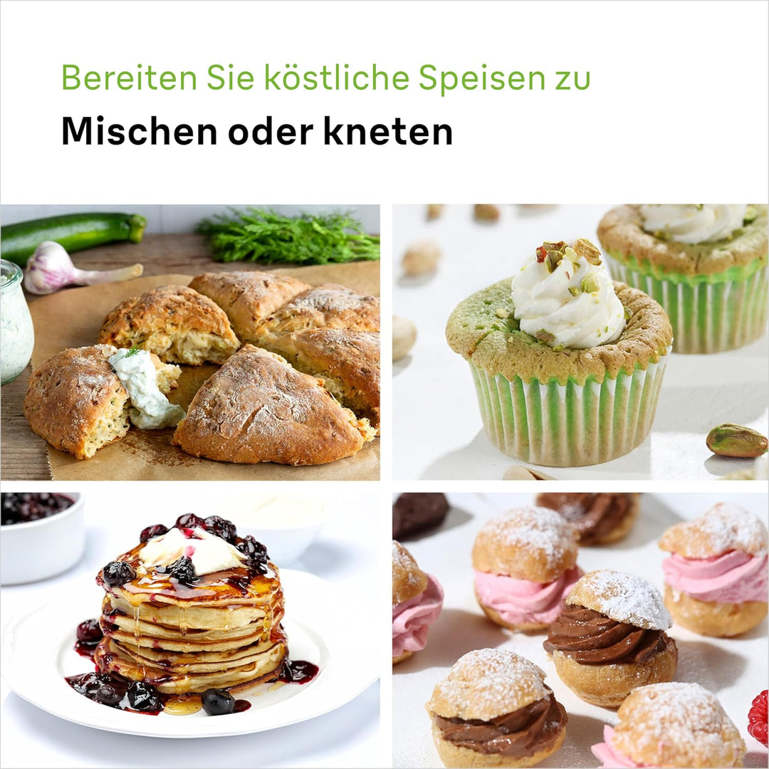 Braun Household MultiMix 1 HM 1110 WH Handmixer - Handrührgerät mit 4 Geschwindigkeitsstufen plus Tu