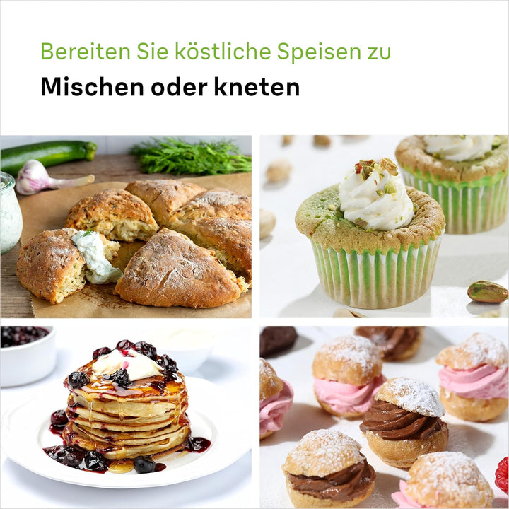 Braun Household MultiMix 1 HM 1110 WH Handmixer - Handrührgerät mit 4 Geschwindigkeitsstufen plus Tu