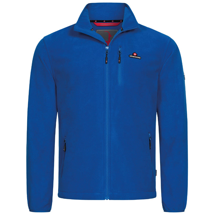 Höhenhorn Eigler Herren Fleece Jacke Full Zip Outdoor Wander Trekking S Blau, S Blau