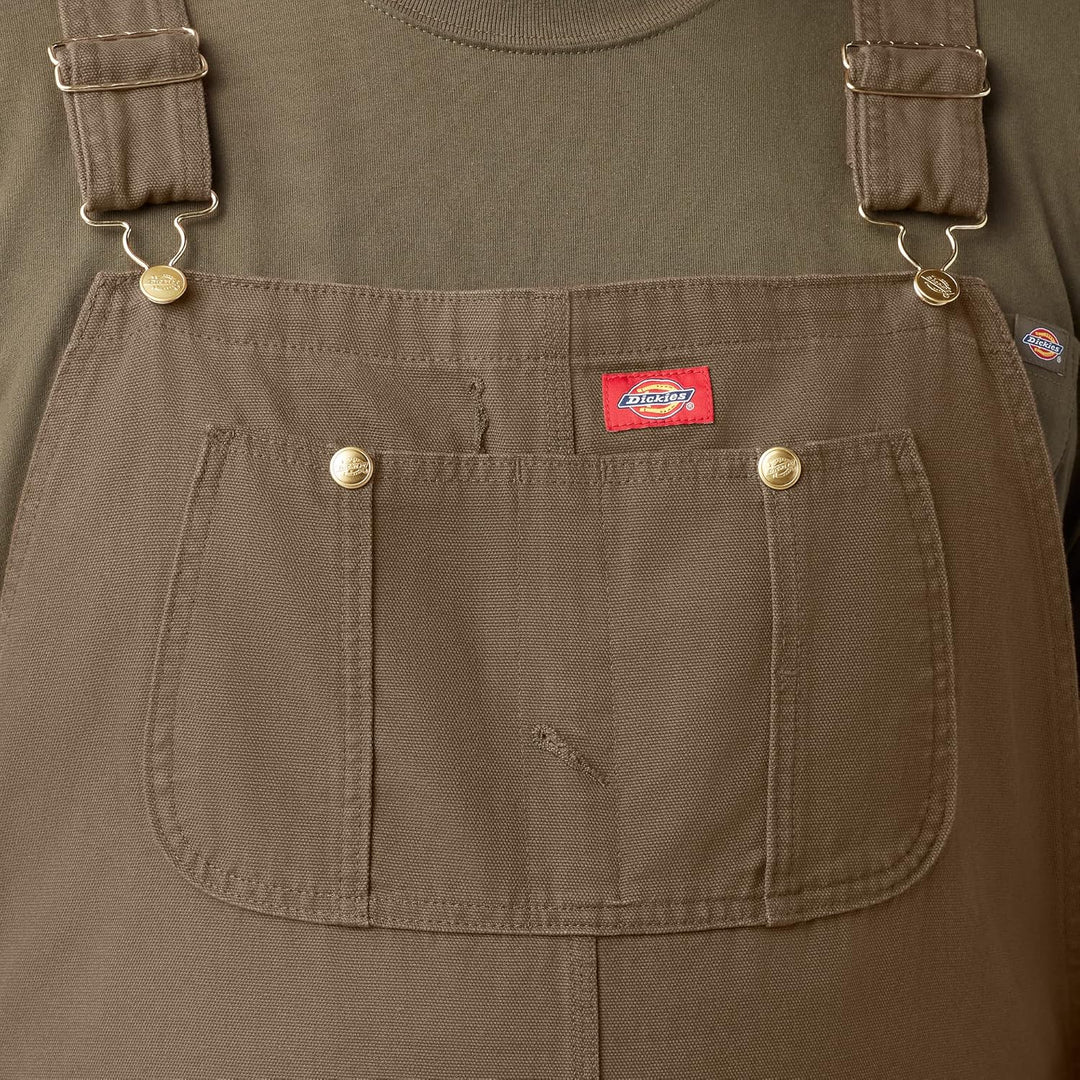 Dickies Herren Lätzchen Overall 40W / 30L Abgespültes Holz, 40W / 30L Abgespültes Holz