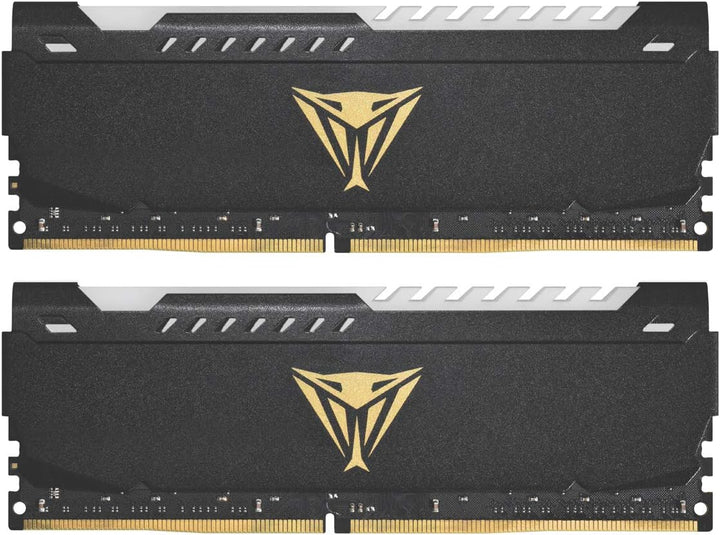 Patriot Viper Steel RGB DDR4 32GB (2 x 16GB) 3200MHz CL18 Gaming Arbeitsspeicher Kit 32GB (2x16GB) 3