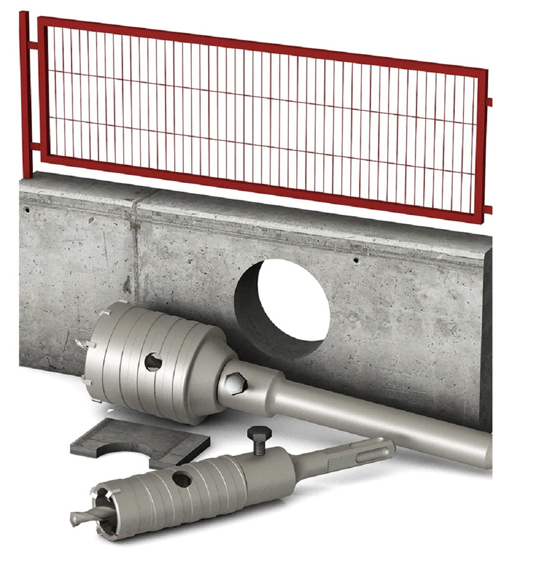 SYDARSYN 105mm Betonlochsäge Beton Bohrkrone Hartmetall Kernbohrer für Backsteinbetonwänden (Verbind