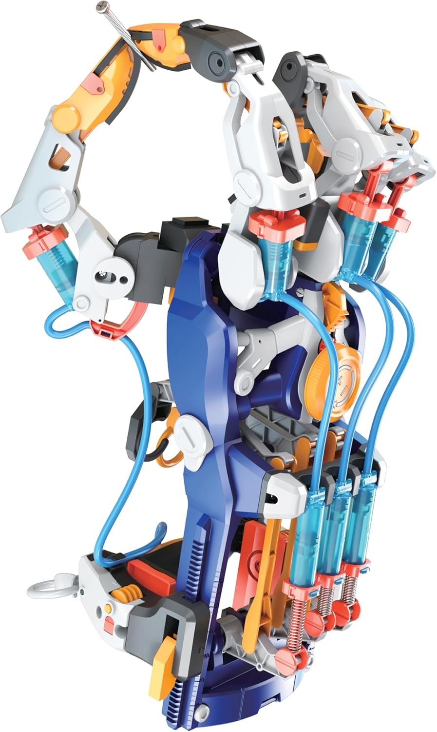 CONSTRUCT & CREATE 79252 Hydraulische Cyborg-Hand Bausatz – Batterieloses STEM-Wissenschafts-Spielze