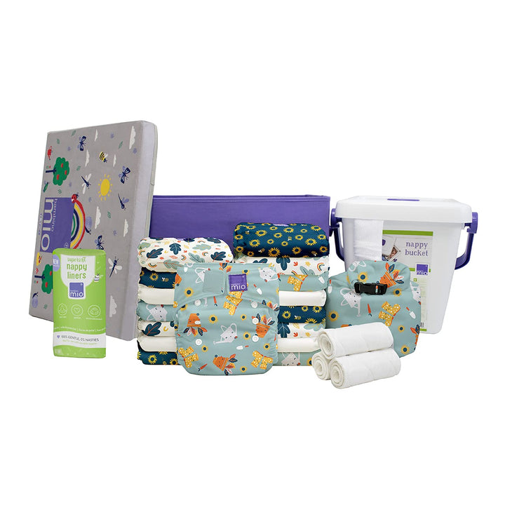 Bambino Mio, Miosolo Classic Stoffwindel Komplett Set, Kleine Gärtner