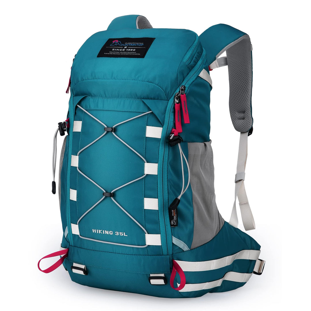 MOUNTAINTOP 35L Wanderrucksack Herren Damen Reiserucksack Trekkingrucksack Leicht Outdoor Camping Ru