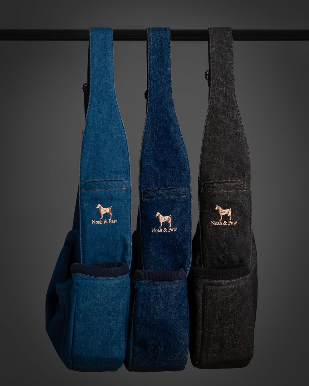 Noah &amp; Paw Hundetragetasche für Kleine Hunde bis 10kg, Hundetasche mit Verstellbarem Schultergurt, u