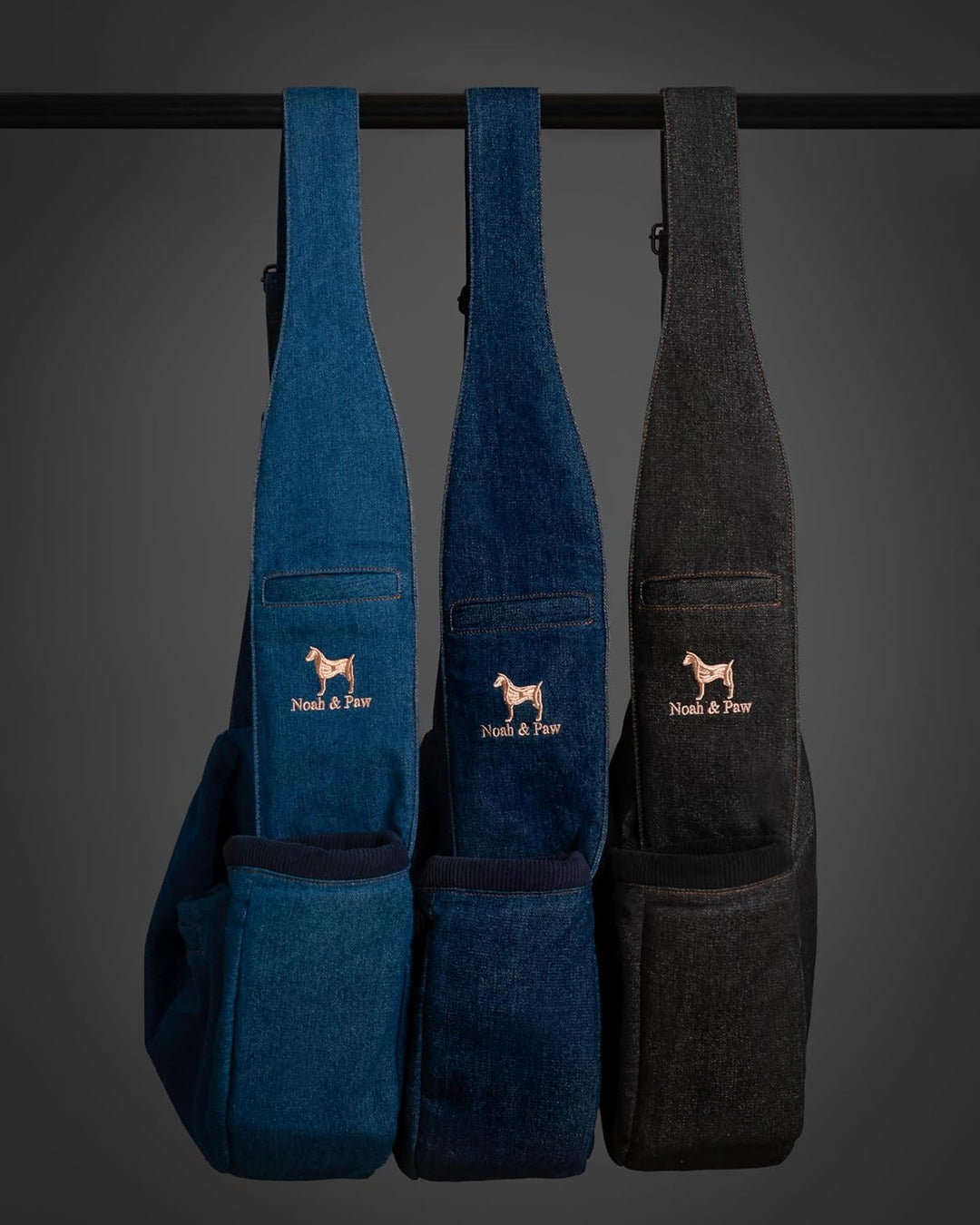 Noah &amp; Paw Hundetragetasche für Kleine Hunde bis 10kg, Hundetasche mit Verstellbarem Schultergurt, u