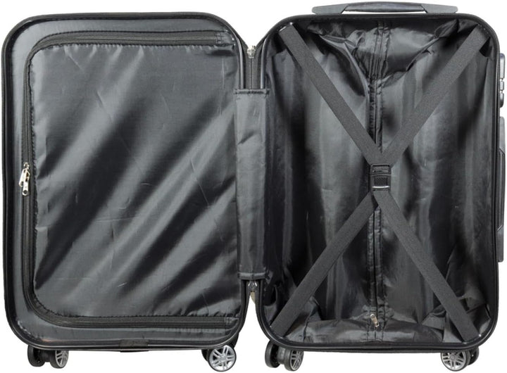 Hartschalen Koffer Trolley mit hochwertigem Motiv Print Asia Butterfly mit Dehnfalte, Grösse XL Asia