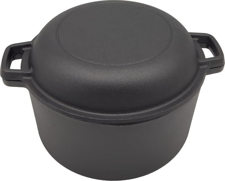 Homira Gusseisentopf 26 cm – Brotbackform & Pfanne in einem, Induktionsgeeignet Brotbacktopf, Brotba