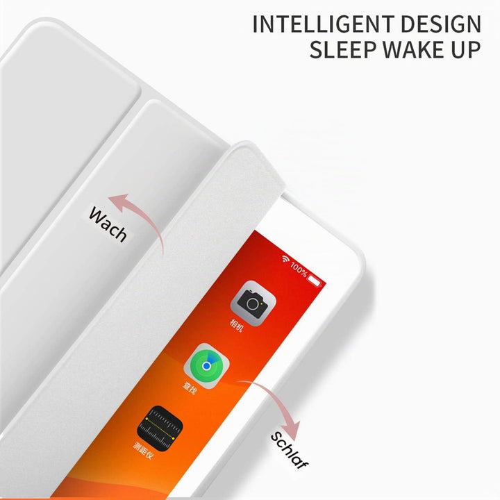aoub Neues iPad (2019 7. Generation / 2020 8. Generation/2021 9. Generation) 10,2" Hülle mit Stiftha