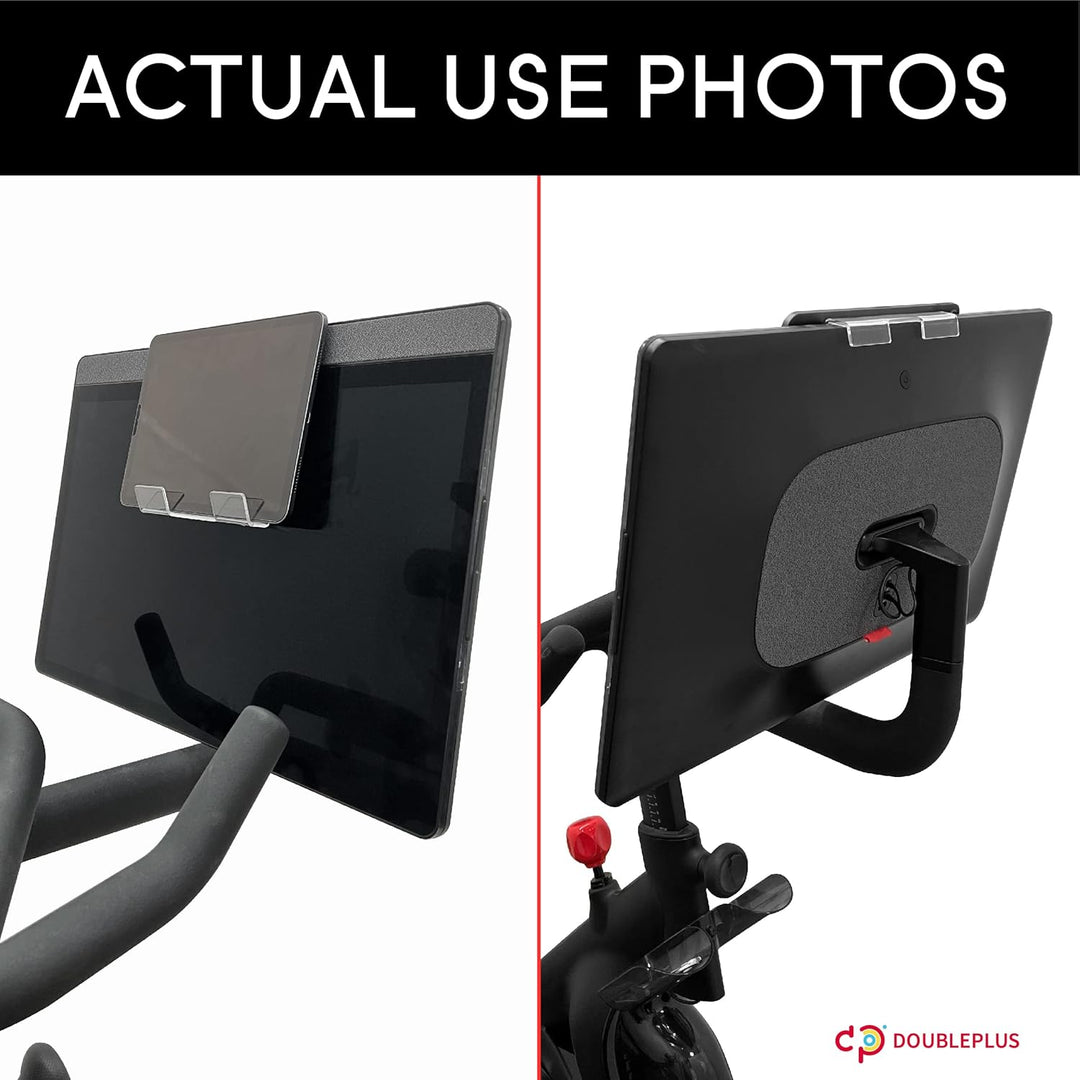 Doubleplus Tablet Halter Halterung Kompatibel mit Peloton Bike & Bike Plus, Halter für iPad, Tablet
