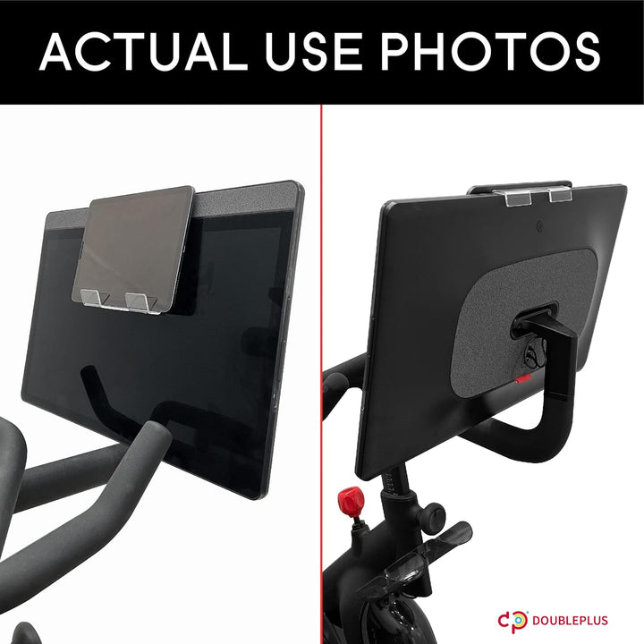Doubleplus Tablet Halter Halterung Kompatibel mit Peloton Bike & Bike Plus, Halter für iPad, Tablet