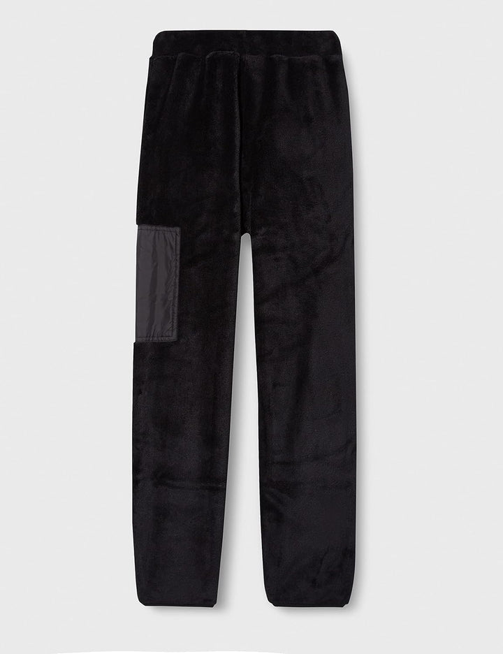 s.Oliver Mädchen Joggpant aus Teddyplüsch 140 Schwarz, 140 Schwarz