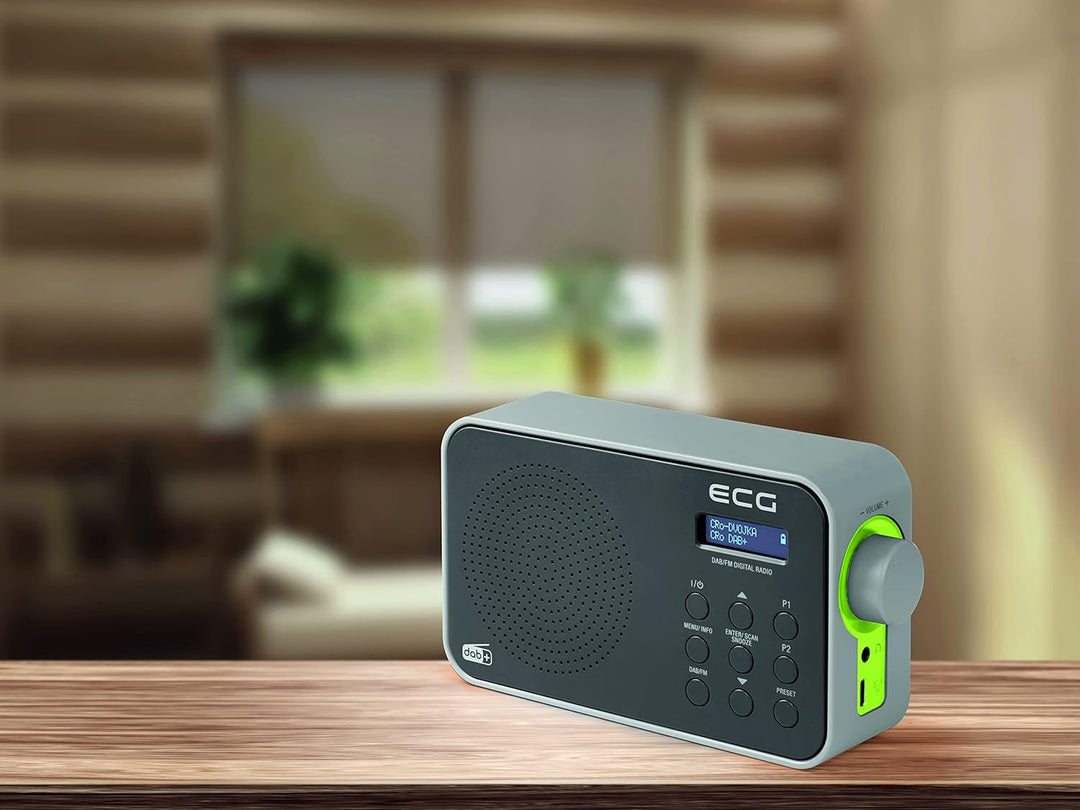 ECG RD 110 DAB+/FM Radio, Schwarz, Alarmauswahl: Signal/Radio
