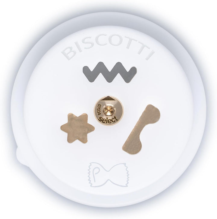 Pastidea - Matrize aus POM Kekse Biscotti kompatibel mit Philips Pastamaker Avance und Serie 7000